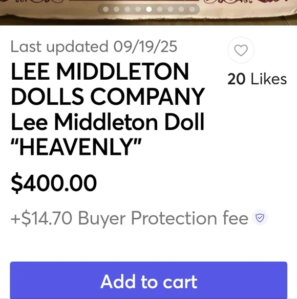 Pristine Lee Middleton Original Porcelain Doll Heavenly Collectible - Picture 7 of 16